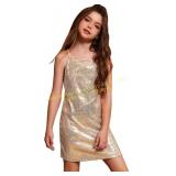 Perfashion Girls Sequin Dress Cami 8-9Y