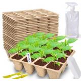 240-Cell Seed Tray, 20-Pack Biodegradable Pots