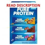 Pure Protein Bars, 21g Protein Variety Pack
