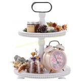Urban Deco Two Tier Wooden Tray with Handles