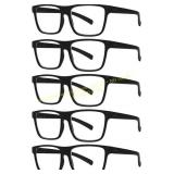 Kerecsen 5 Pack Oversized Reading Glasses