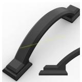 Amerdeco 10 Pack Matte Black Cabinet Pulls 3"