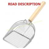 Ownpets Cat Litter Scoop, Wood Handle