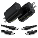 Cndons 25W USB-C Charger for Galaxy 2Pack