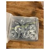 Foam Board Washers 1-1/4" Galv. Steel (80) key fob