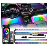 RGB Interior Car Strip Lights with APP Control
