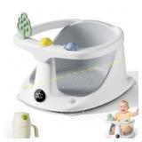 Baby Bath Seat for Babies 6 Months & Up, Gray