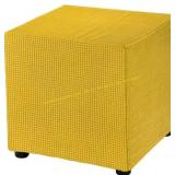 uxcell Square Ottoman Cover 18x18x18in, Yellow