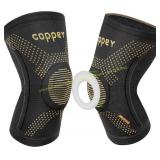 JIUFENTIAN Copper Knee Braces 2 Pack, glass door h