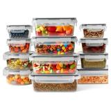 Food Storage Containers with Lids (12 Pc)