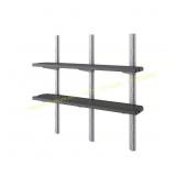 2ct Suncast 1.25 in. H X 49.65 in. W Shelf Kit