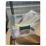 Sterilite 2.4 cu ft Clip Storage Box Stackable and