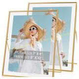 Gold Floating Frame Set of 2, 4-8' Photos