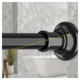 Black Tension Shower Rod, 30-88'