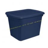 Sterilite 18 gal Blue Storage Tote Stackable