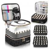 Nail Polish Organizer 60 Bottles (Black)