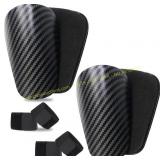 Mini Shin Guards Soccer - 2 Pairs with Straps