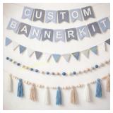 SmoothNovelty Felt Banner Kit for Birthday