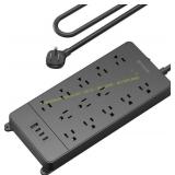TROND Surge Protector Power Bar, USB C, 4000J
