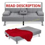 Best Choice Futon Sofa Bed, Gray