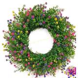 24-Inch Spring Wreaths for Front Door (5-in-1)