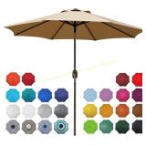 Blissun 9' Patio Umbrella with Tilt/Crank
