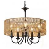 20 in. W 5-Light Farmhouse Chandelier