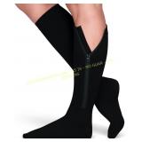 Zipper Compression Socks 20-30mmHg
