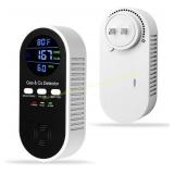 5-in-1 CO Detector & Gas Alarm, AC Plug-in