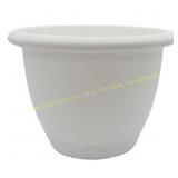HC Companies Sevilla 12-in White Planter