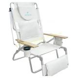 Ostrich Deluxe 3N1 Lounge Chair White