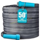 Aqua Joe 50-Ft x 5/8-In FiberJacket Hose