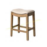 Maven Lane Adrien Stool - Natural/Beige