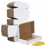 HORLIMER Shipping Boxes 8x5.5x1.6 (25) White