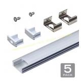 RibbonFlex LED Channel & Diffuser (5-Pack)