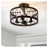 Sylvain 15.5-in. Oil Rubbed Bronze LED Mount
