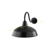 Easton 1-Light Black Barn Lantern Sconce