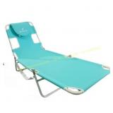 Ostrich 72' Chaise Lounge Aqua