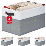 Closet Storage Baskets with Handles (8-Pack)