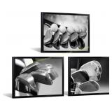 iKNOW FOTO 3-Piece Golf Wall Art Set 12x16