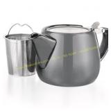Pluto Grey Porcelain Teapot Infuser 18.2 oz.