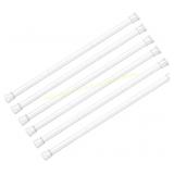 AIZESI 1PCS Tension Curtain Rod 28-48 in White