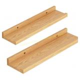 Floating Wall Shelves Set of 2 - Wall Decor
