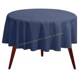 Gee Di Moda Navy Round Tablecloth 70'