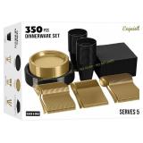350 Pcs Dinnerware Set: 50 Plates, 100 Cups
