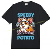 Funny Corgi Potato T-Shirt Comfort Colors