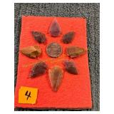 8ct Arrow Heads with Quarter