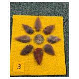 8ct Arrow Heads with Quarter