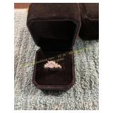 Ladies Clear Gemstone Size 6 Promise Ring