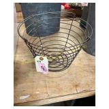 Vintage Wire Egg Basket